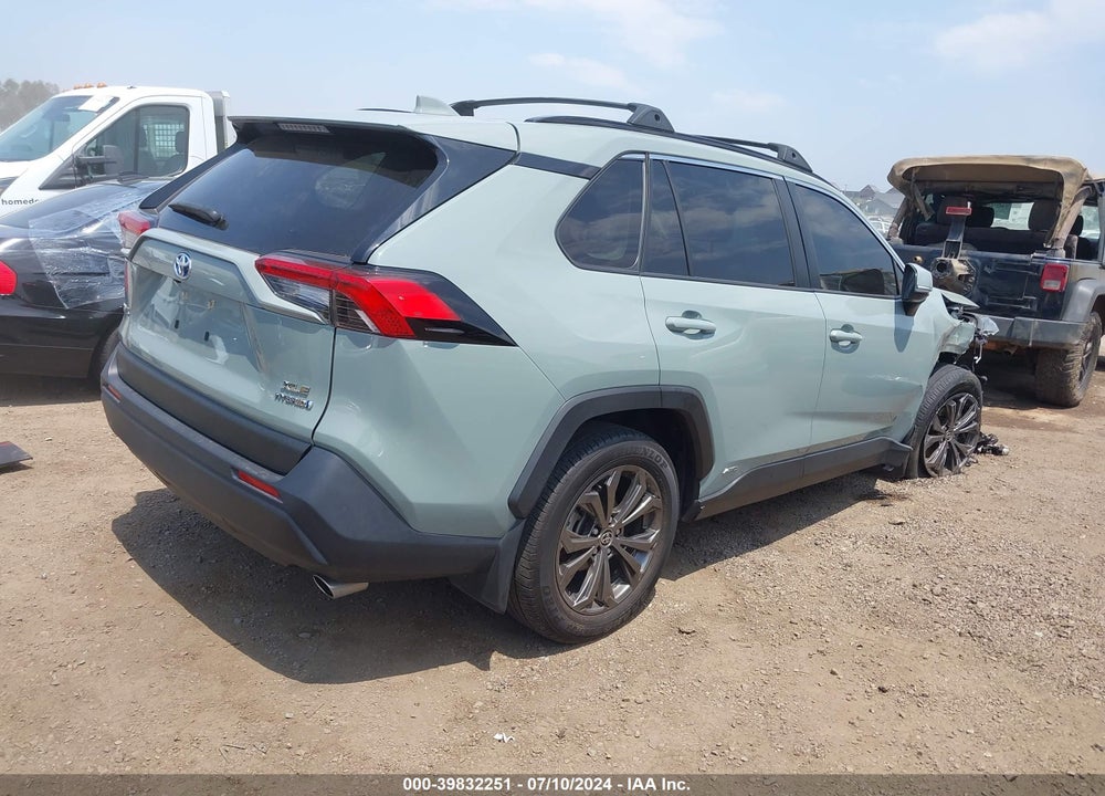 2022 TOYOTA RAV4 HYBRID XLE PREMIUM VIN: JTMB6RFV3ND057968