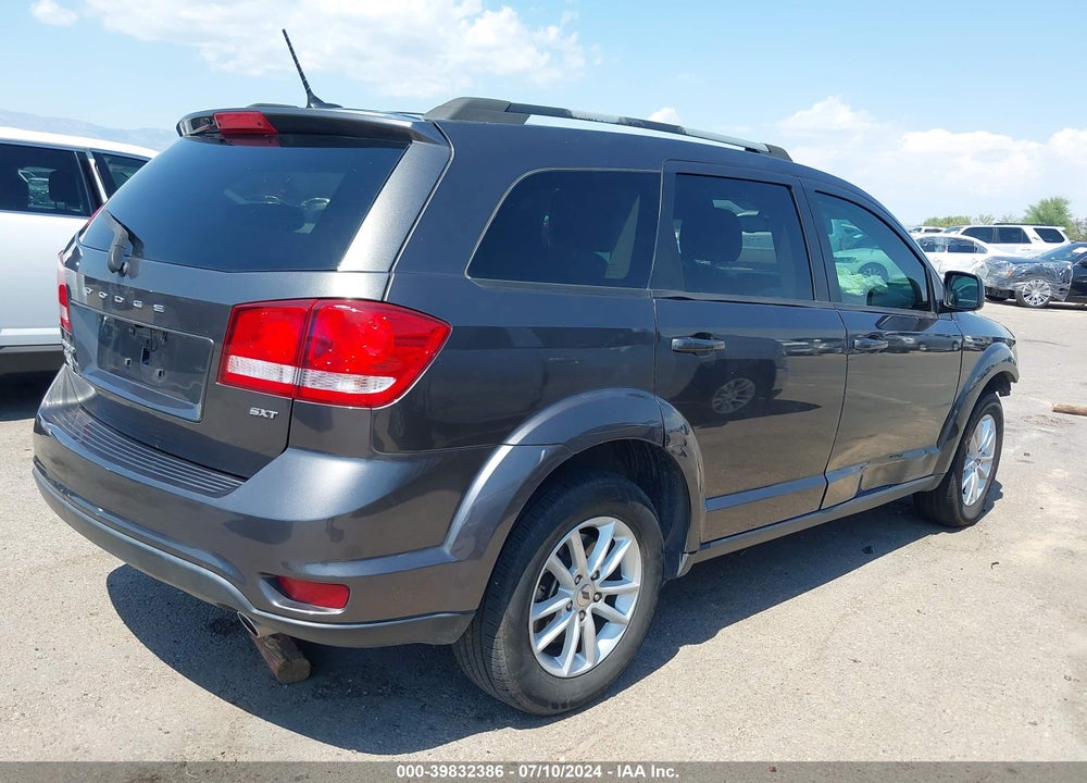 2018 DODGE JOURNEY SXT VIN: 3C4PDCBG3JT310937