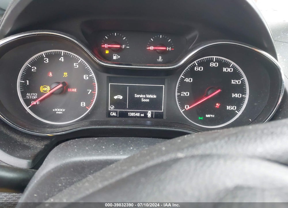 2019 CHEVROLET CRUZE LT VIN: 1G1BE5SM1K7146708