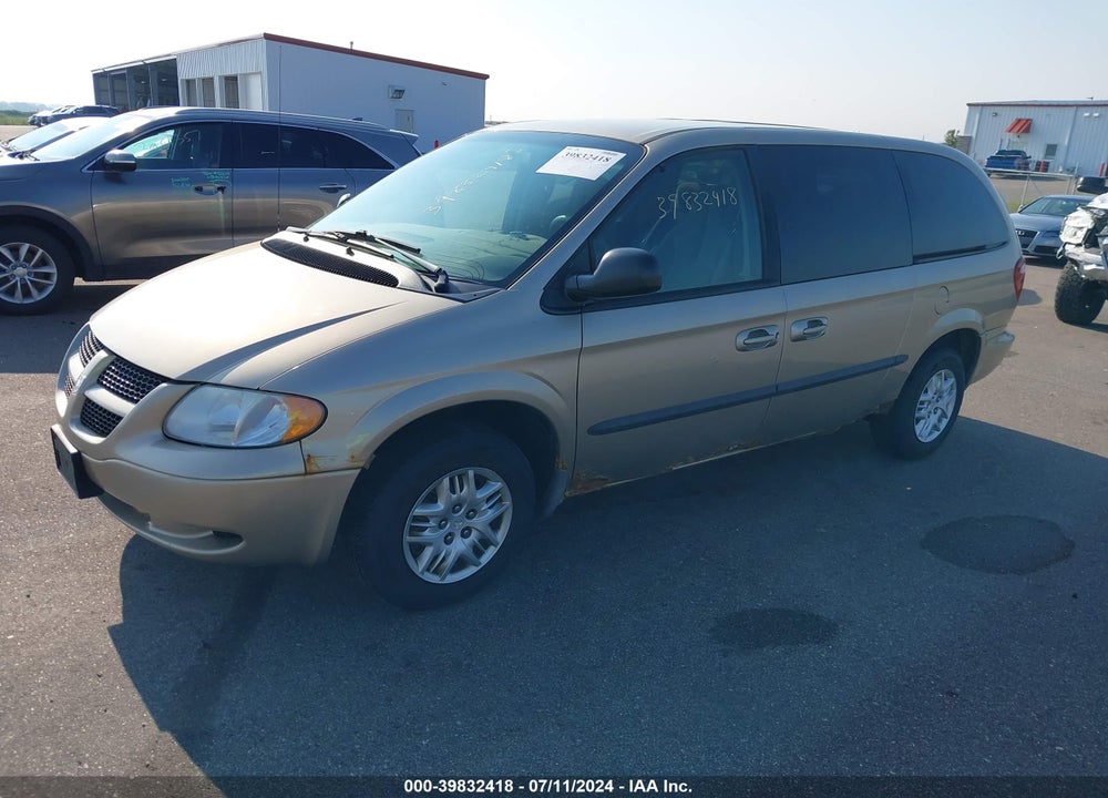 2002 DODGE GRAND CARAVAN EL VIN: 2B4GP343X2R780451