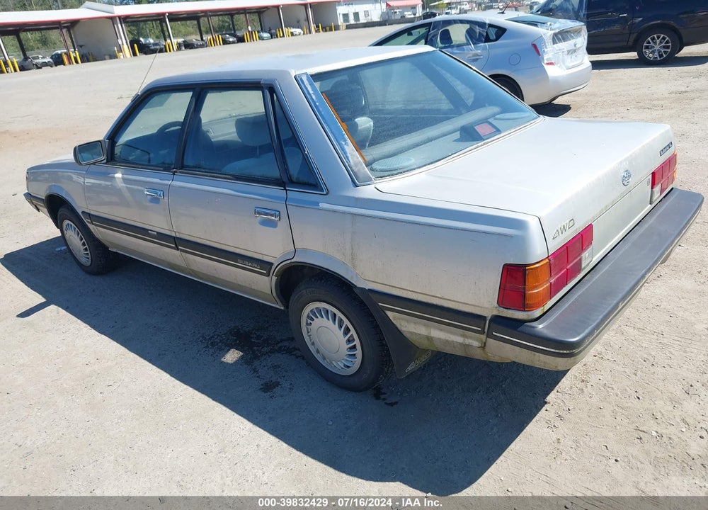 1989 SUBARU GL 4WD VIN: JF2AC53BXKF222861