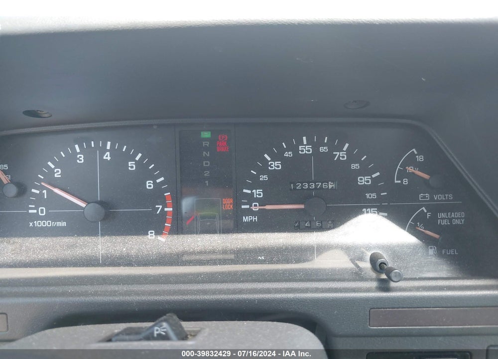 1989 SUBARU GL 4WD VIN: JF2AC53BXKF222861