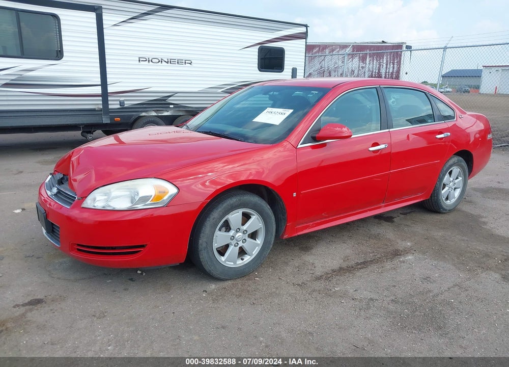 2009 CHEVROLET IMPALA LT VIN: 2G1WT57K491237736