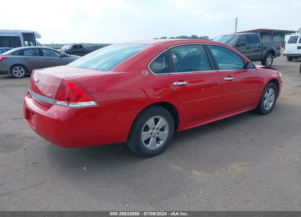 2009 CHEVROLET IMPALA LT VIN: 2G1WT57K491237736