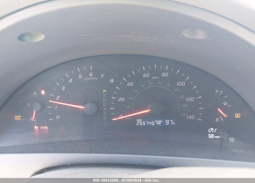 2009 TOYOTA CAMRY LE VIN: 4T4BE46K39R071954