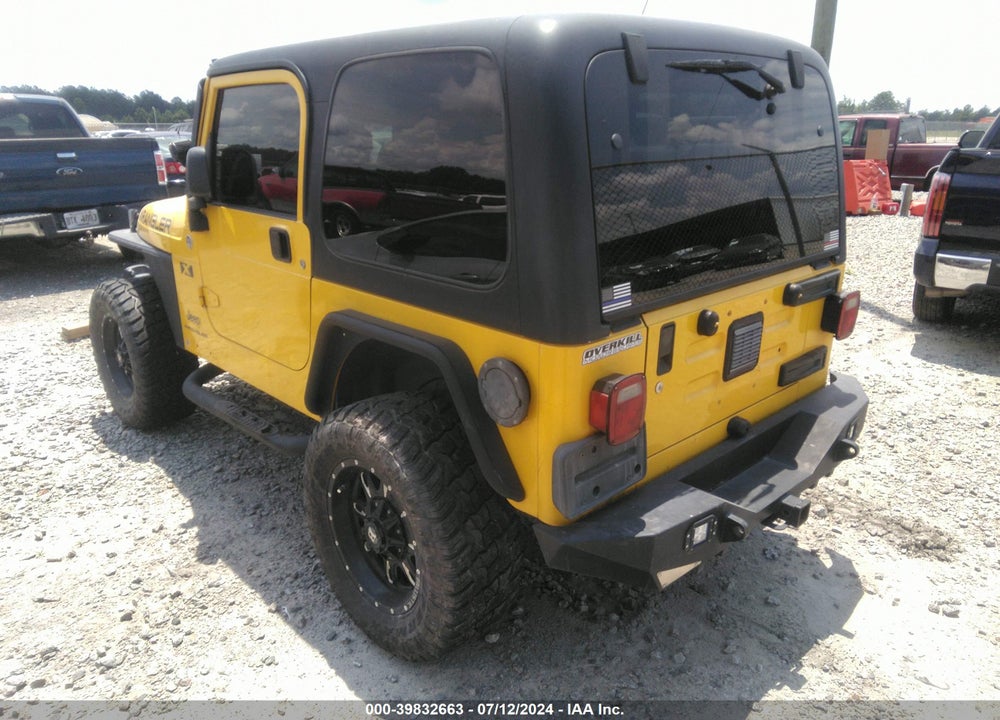 2006 JEEP WRANGLER X VIN: 1J4FA39S86P768591