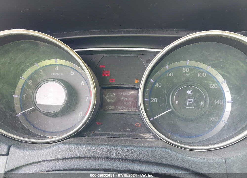 2013 HYUNDAI SONATA GLS VIN: 5NPEB4AC1DH606920