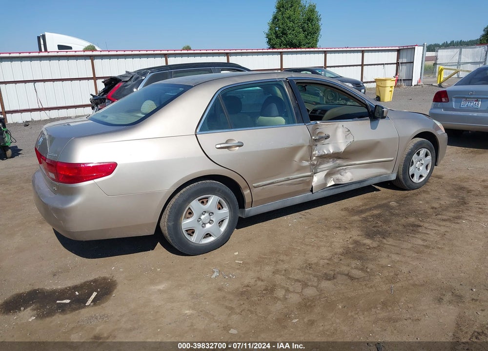 2005 HONDA ACCORD 2.4 LX VIN: 1HGCM56425A090683