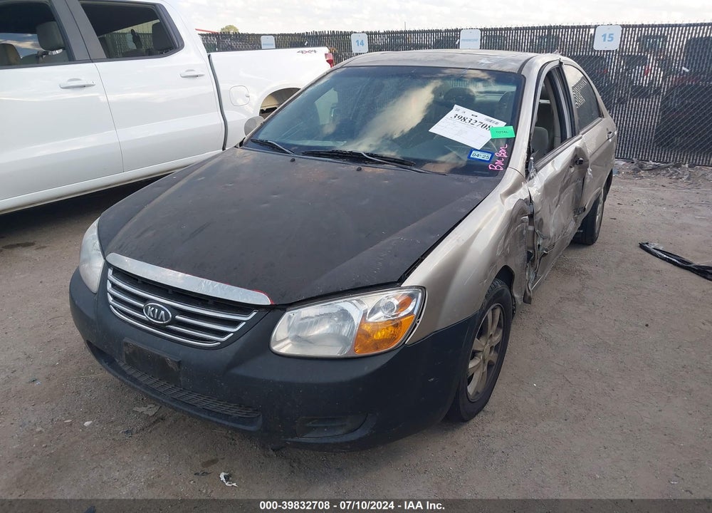 2009 KIA SPECTRA EX VIN: KNAFE221195590350