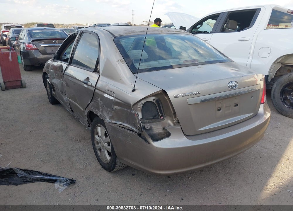 2009 KIA SPECTRA EX VIN: KNAFE221195590350