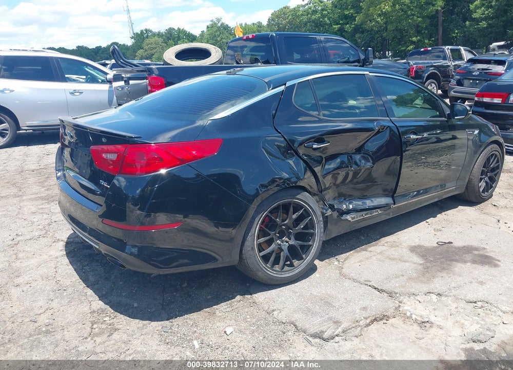 2014 KIA OPTIMA SXL TURBO VIN: 5XXGR4A65EG322802