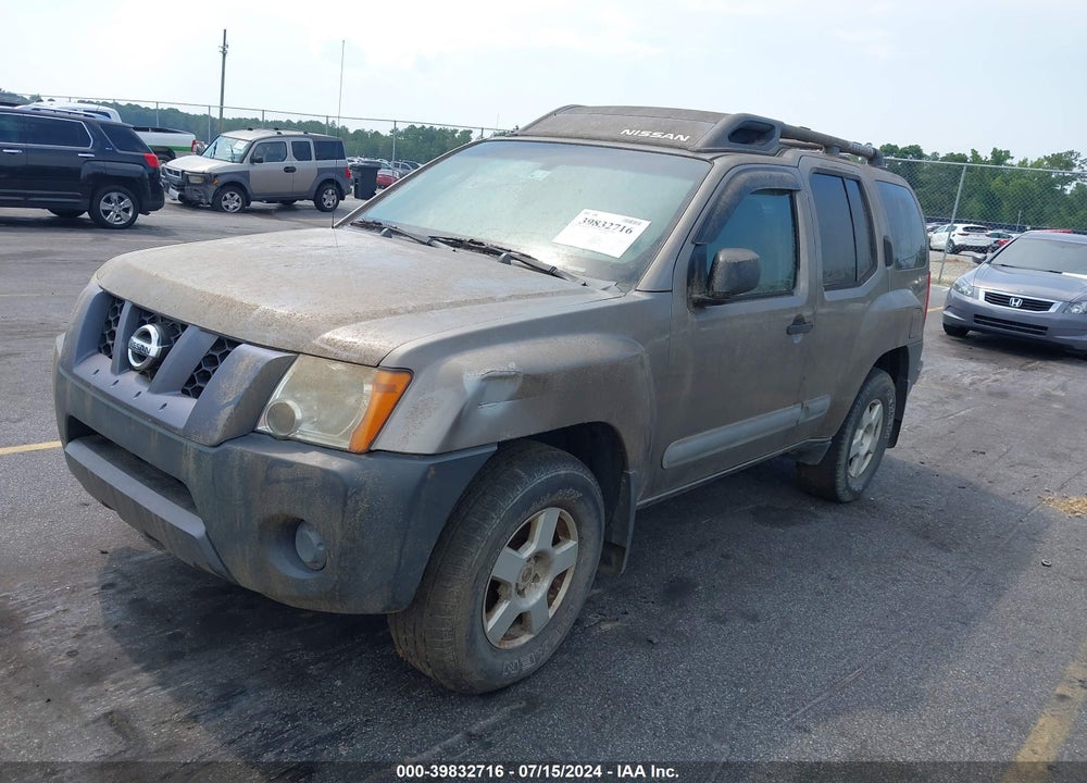 2006 NISSAN XTERRA S VIN: 5N1AN08W26C505314