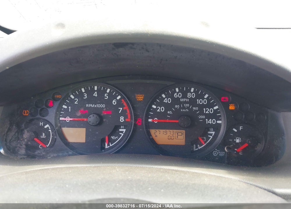 2006 NISSAN XTERRA S VIN: 5N1AN08W26C505314