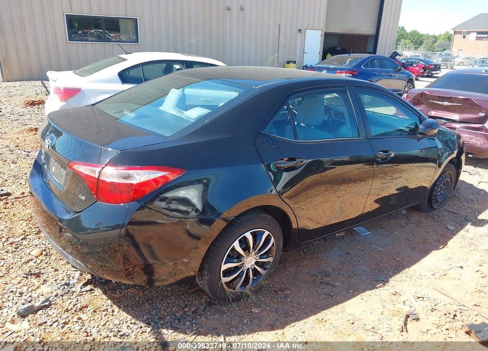 2017 TOYOTA COROLLA LE VIN: 2T1BURHE2HC813746