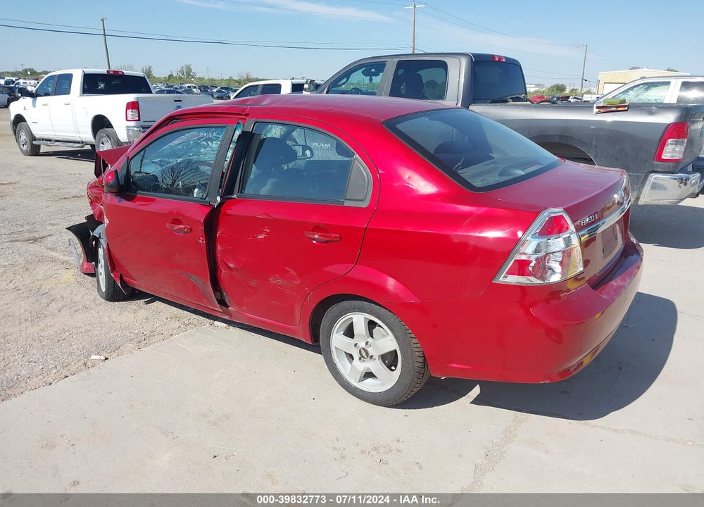 2007 CHEVROLET AVEO LT VIN: KL1TG56627B173123