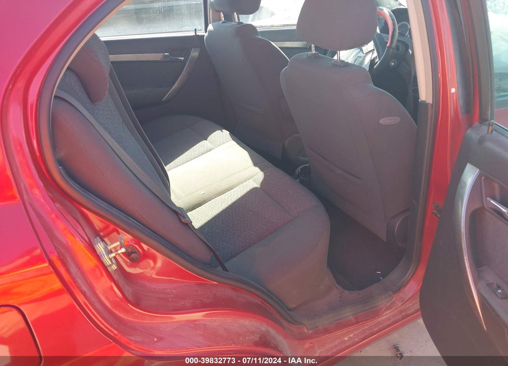 2007 CHEVROLET AVEO LT VIN: KL1TG56627B173123