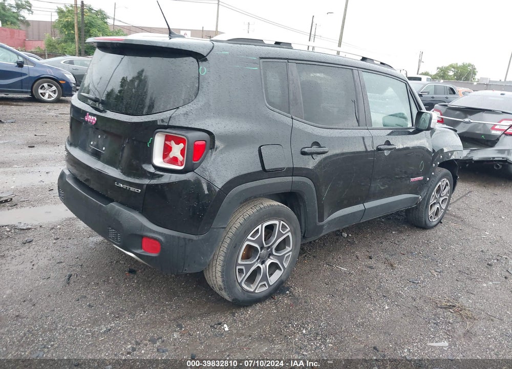 2015 JEEP RENEGADE LIMITED VIN: ZACCJBDT8FPB31383