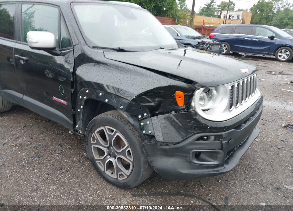 2015 JEEP RENEGADE LIMITED VIN: ZACCJBDT8FPB31383
