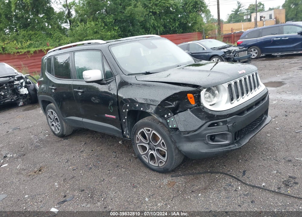 2015 JEEP RENEGADE LIMITED VIN: ZACCJBDT8FPB31383