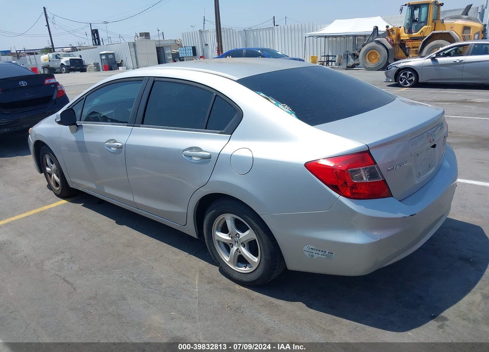 2012 HONDA CIVIC NATURAL GAS VIN: 19XFB5F57CE001582