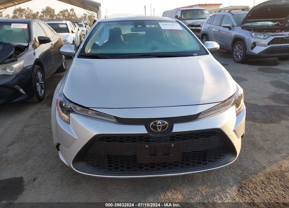 2022 TOYOTA COROLLA LE VIN: JTDEPMAE4N3007199