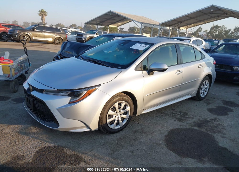 2022 TOYOTA COROLLA LE VIN: JTDEPMAE4N3007199