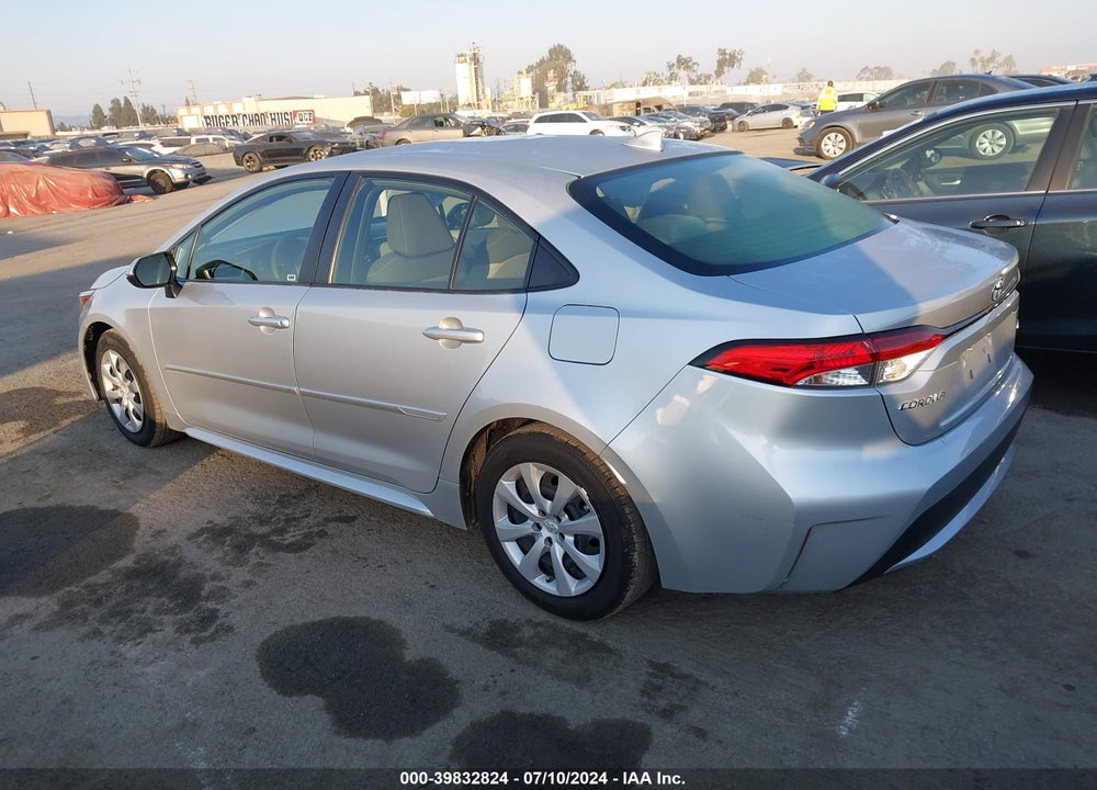 2022 TOYOTA COROLLA LE VIN: JTDEPMAE4N3007199