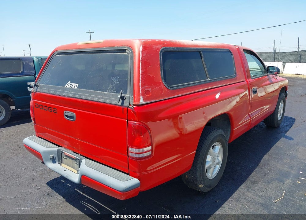 1998 DODGE DAKOTA SLT/SPORT VIN: 1B7FL26X8WS758795