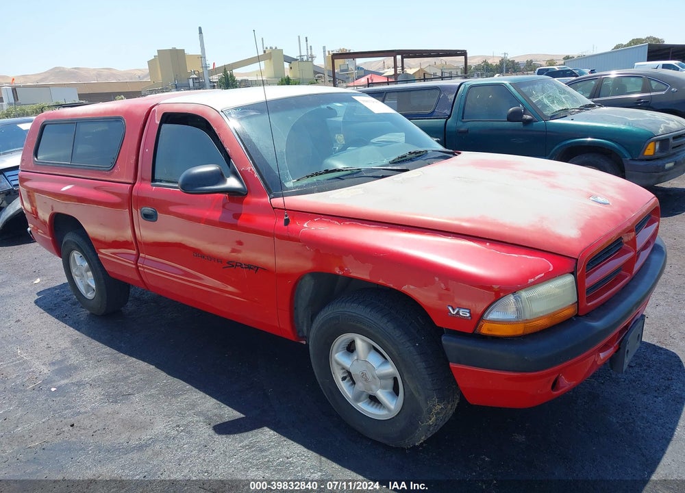 1998 DODGE DAKOTA SLT/SPORT VIN: 1B7FL26X8WS758795