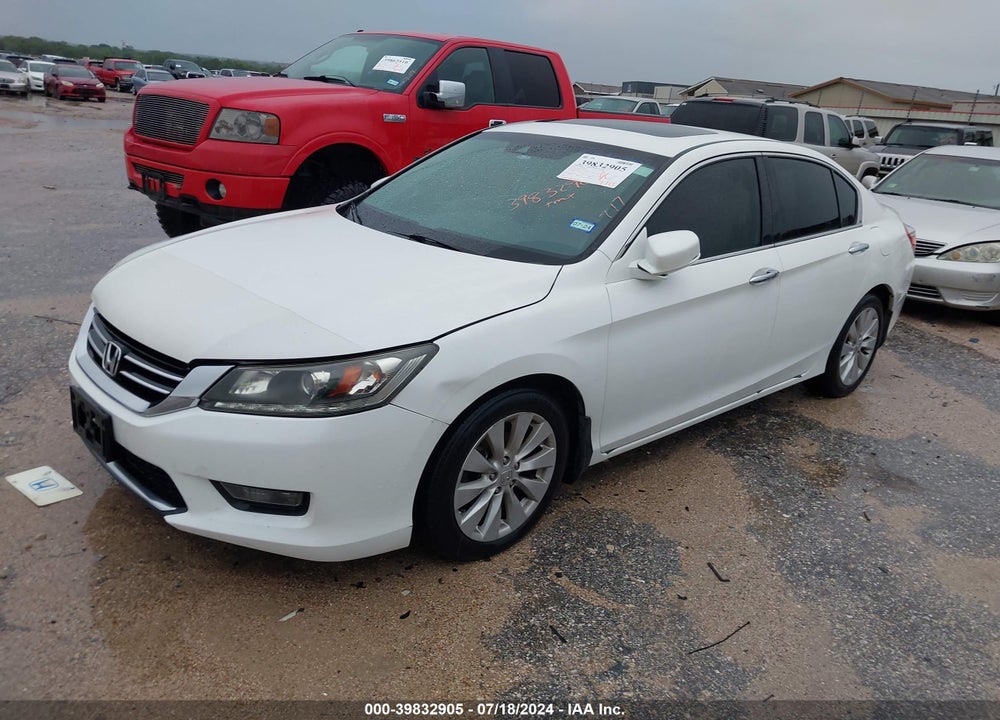 2014 HONDA ACCORD EX-L V-6 VIN: 1HGCR3F8XEA027095