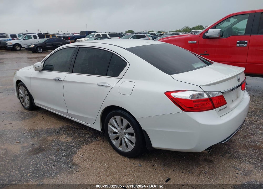 2014 HONDA ACCORD EX-L V-6 VIN: 1HGCR3F8XEA027095