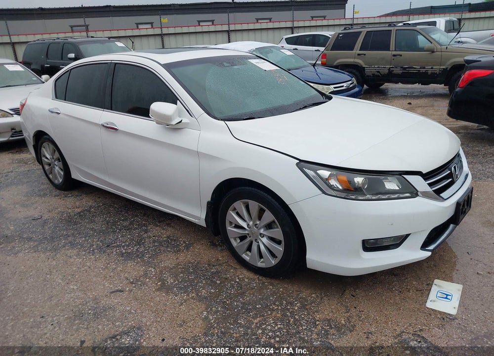 2014 HONDA ACCORD EX-L V-6 VIN: 1HGCR3F8XEA027095