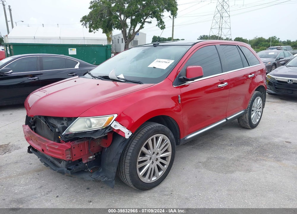 2011 LINCOLN MKX VIN: 2LMDJ6JK1BBJ09330