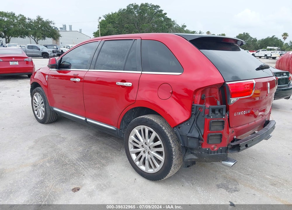 2011 LINCOLN MKX VIN: 2LMDJ6JK1BBJ09330