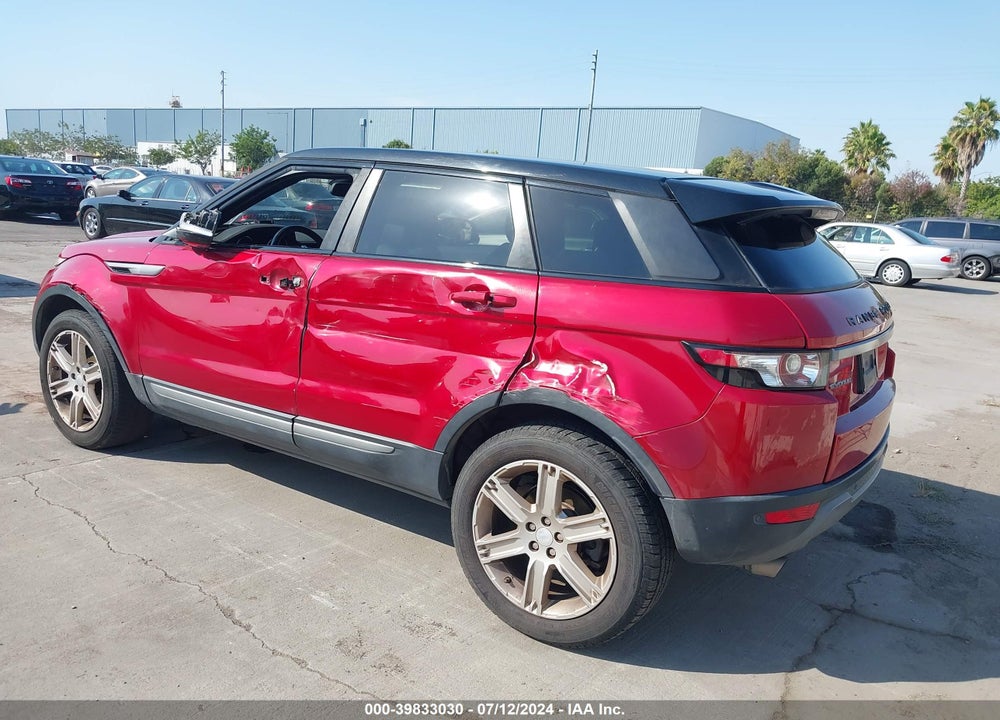 2013 LAND ROVER RANGE ROVER EVOQUE PURE VIN: SALVP2BG0DH826693