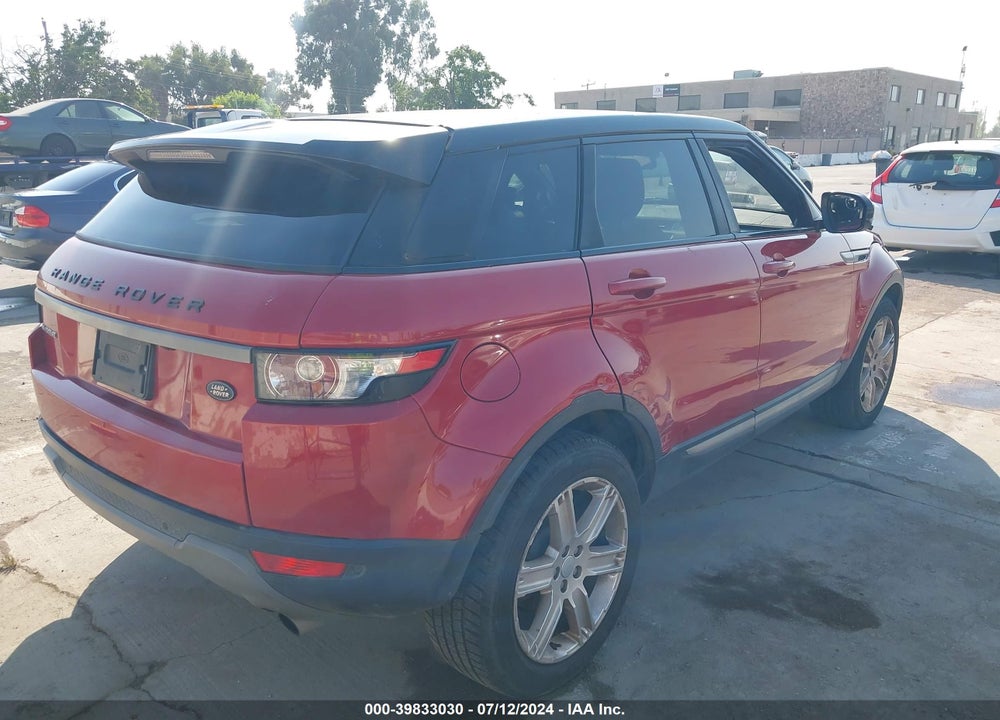 2013 LAND ROVER RANGE ROVER EVOQUE PURE VIN: SALVP2BG0DH826693