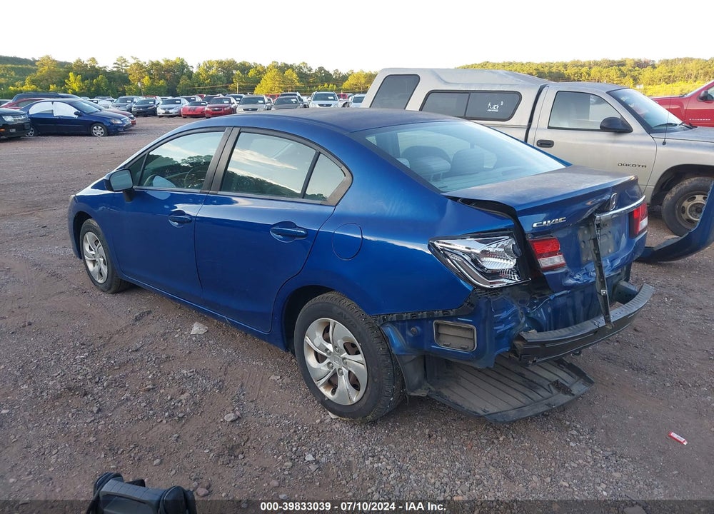 2015 HONDA CIVIC LX VIN: 19XFB2F59FE008522