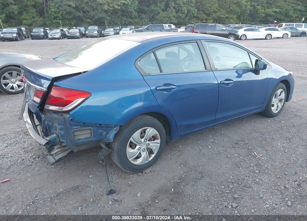 2015 HONDA CIVIC LX VIN: 19XFB2F59FE008522