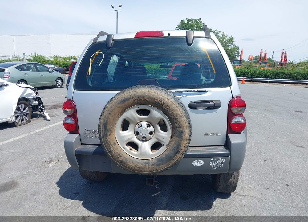 2005 JEEP LIBERTY SPORT VIN: 1J4GL48K85W522909