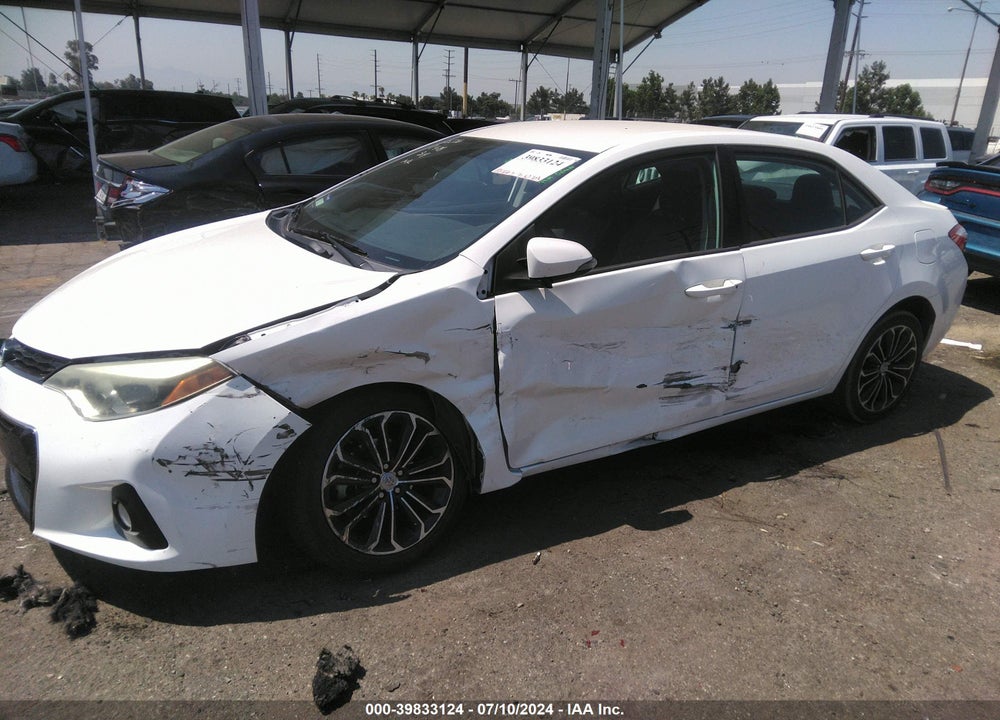 2015 TOYOTA COROLLA S PLUS VIN: 5YFBURHE8FP295963