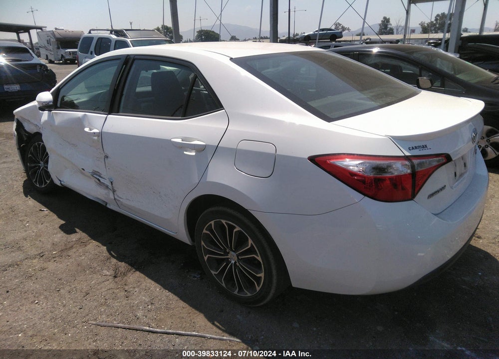 2015 TOYOTA COROLLA S PLUS VIN: 5YFBURHE8FP295963