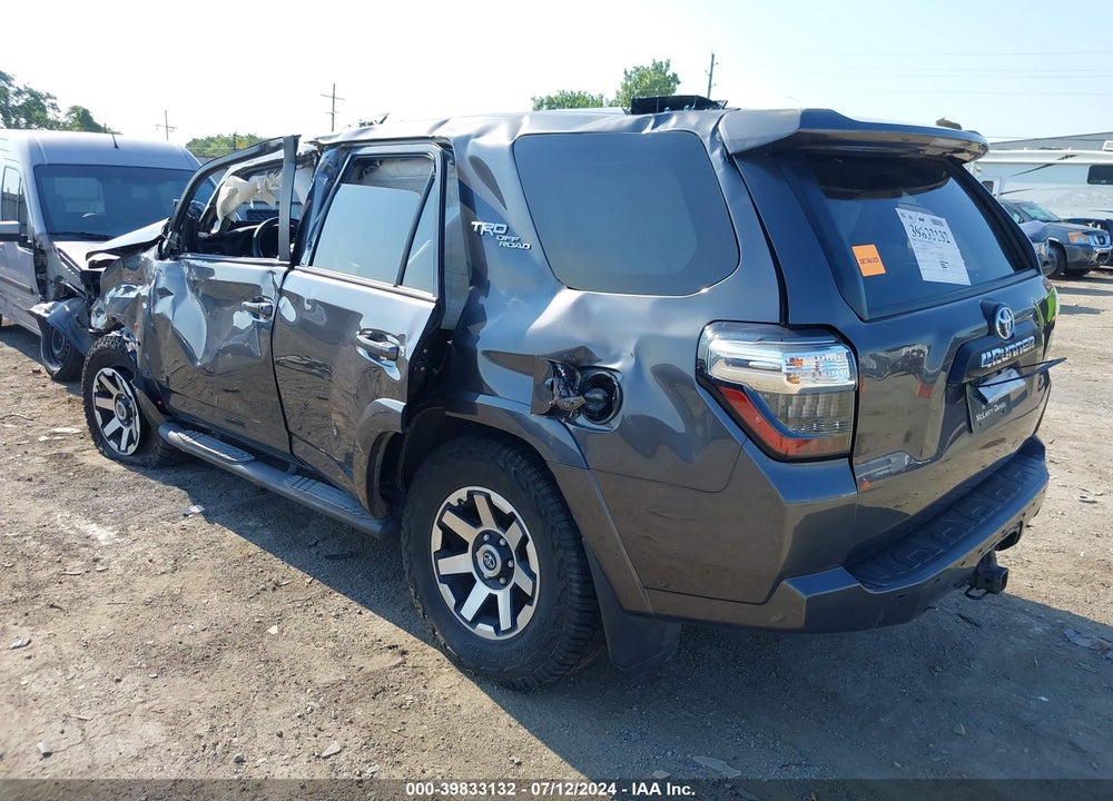 2019 TOYOTA 4RUNNER TRD OFF ROAD VIN: JTEBU5JR7K5622717