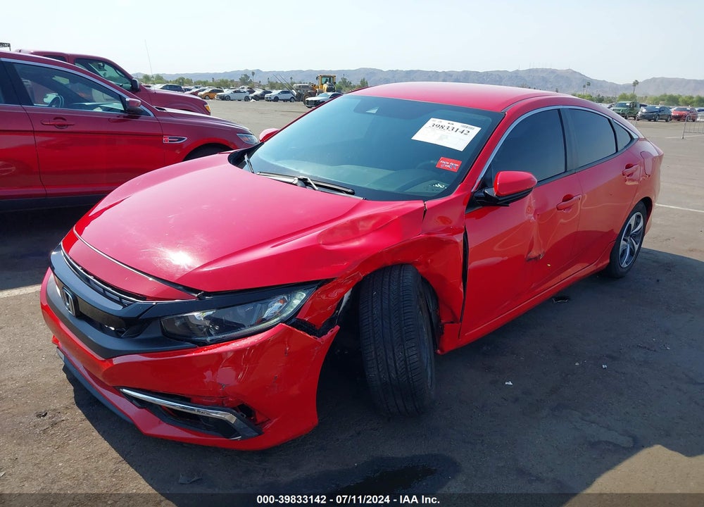 2019 HONDA CIVIC LX VIN: 2HGFC2F62KH597192