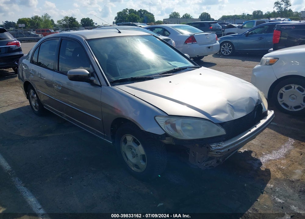 2005 HONDA CIVIC HYBRID VIN: JHMES96665S012129