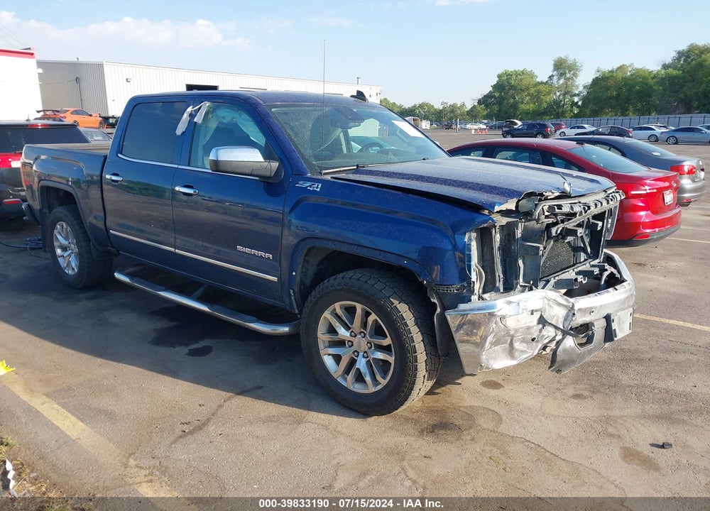 2016 GMC SIERRA 1500 SLT VIN: 3GTU2NEC5GG205363