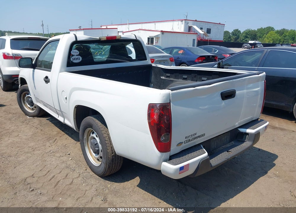2009 CHEVROLET COLORADO WORK TRUCK VIN: 1GCCS149498111848