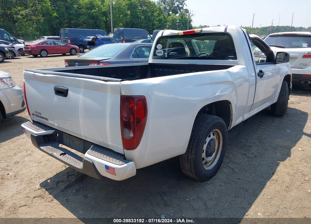 2009 CHEVROLET COLORADO WORK TRUCK VIN: 1GCCS149498111848