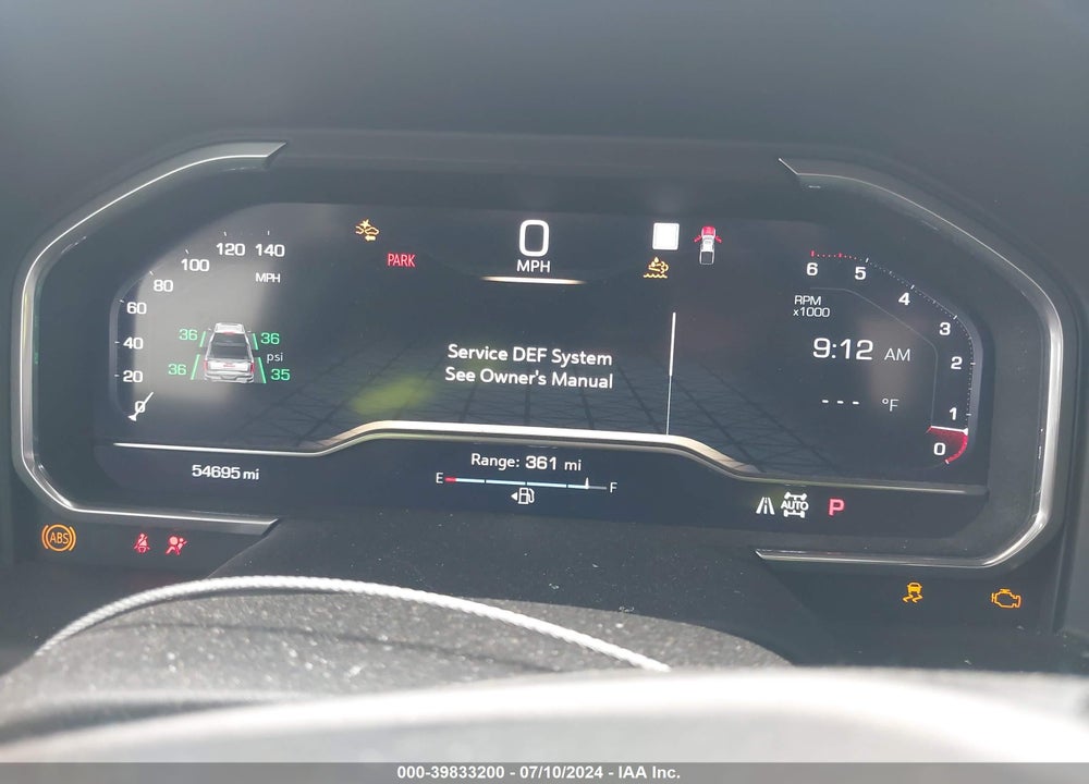 2023 GMC SIERRA 1500 AT4 VIN: 3GTUUEE89PG160711