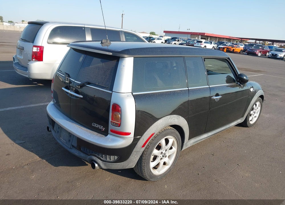 2009 MINI COOPER S CLUBMAN VIN: WMWMM33529TP92174