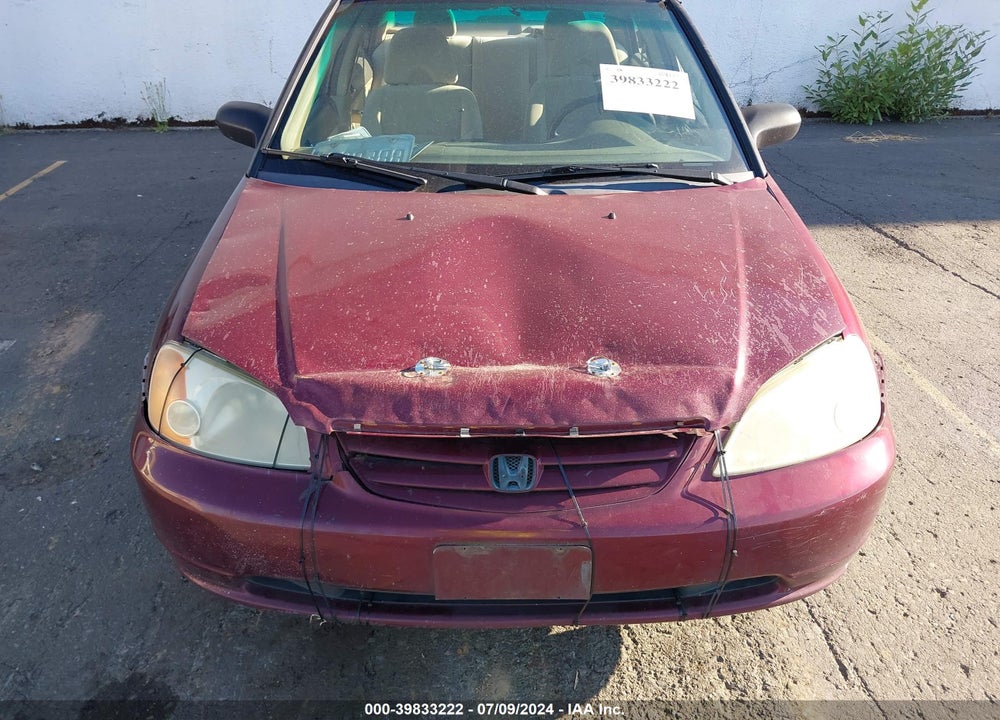 2003 HONDA CIVIC LX VIN: 2HGES15513H596165
